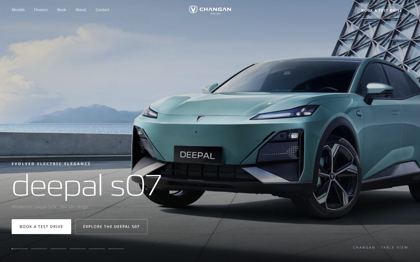 Changan car dealership website built by Social Agencies