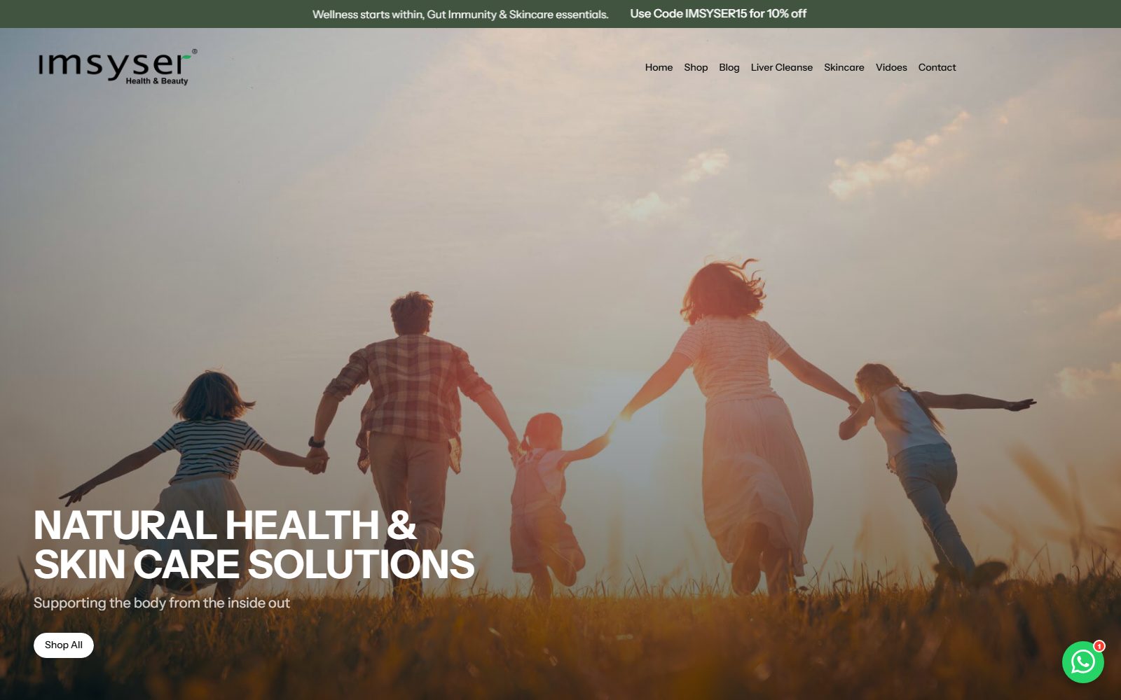 Imsyser website built by Social Agencies